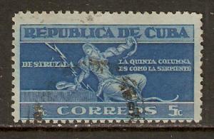 Cuba    #377  used  (1943)  