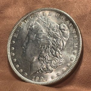1904 O Morgan Dollar MC BU Uncirculated Mint 90% Silver $1 US Coin 205191481668