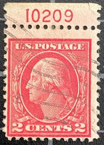 US Stamps-SC# 500 - Used - Plate Single Verifies SC# - SCV $240.00