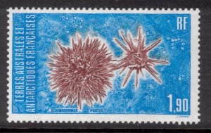 FRENCH ANTARCTIC 1986 Echinoderms; Scott 120, Yvert 117; MNH