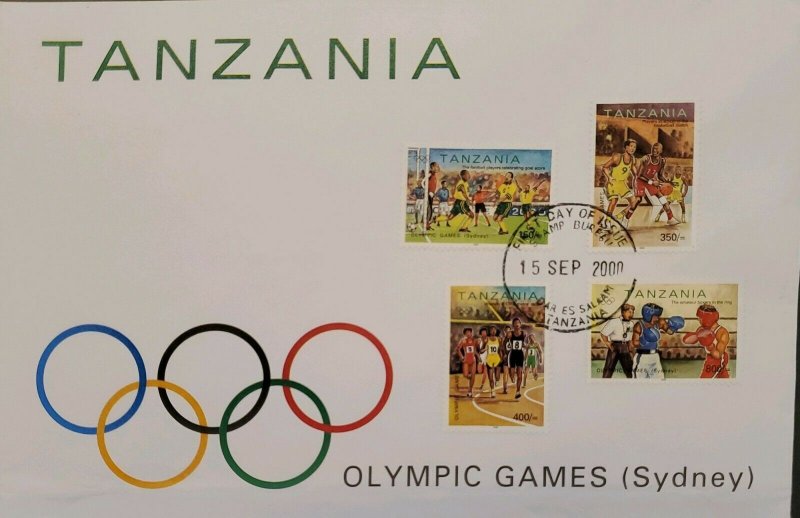 ​O) 2000 TANZANIA. SUMMER OLYMPICS SYDNEY, SOCCER, BASKETBALL, METER RACE, BOXIN