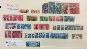 BOSNIA HERZEGOVINA LOT OF 42 MINT/USED STAMPS