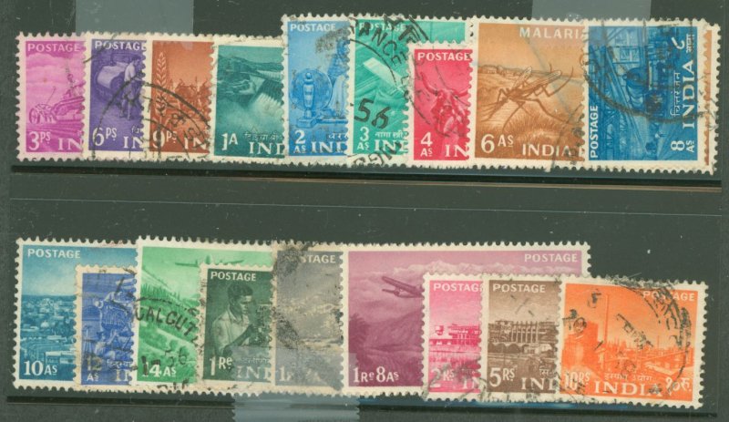 India #254-71  Single (Complete Set)