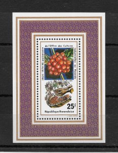 Rwanda MNH M/S 640 Coffee Beans SCV 1.75