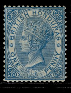 BRITISH HONDURAS QV SG11, 1d pale blue, M MINT. Cat £85. WMK CC 