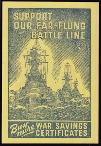 Great Britain - WWII Label Mint never hinged.