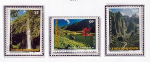 French Polynesia 2001 -  Landscapes     - MNH  set    #  794-796
