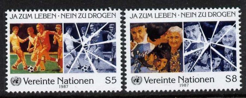 United Nations - Vienna 70-1 MNH - Sports, Soccer, Fighting Drug Abuse