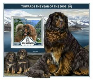 Solomon Islands - 2017 Year of the Dog - Souvenir Sheet - SLM17325b