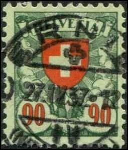 Switzerland SC# 200 Swiss Emblem 90c  SCV $4.00 CDS