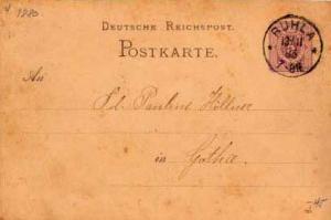 Germany, Government Postal Card