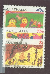 Australia  #1372-1374 Used Single (Complete Set)