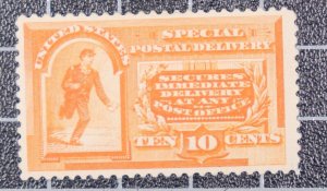 Scott E3 - 10 Cents Special Delivery OG MH - Nice Stamp - SCV - $300.00