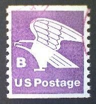 United States, Scott #1820, used(o), 1981,  B Eagle Transition, (18¢)