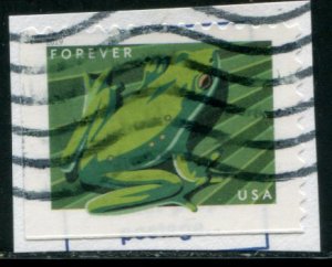 5397 US (55c) Frogs - American Green Tree Frog SA, used on paper