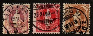 Switzerland 87a, 88a & 97 Used