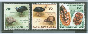 Papua New Guinea #739-741