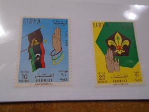 Libya  #  252-53  MNH