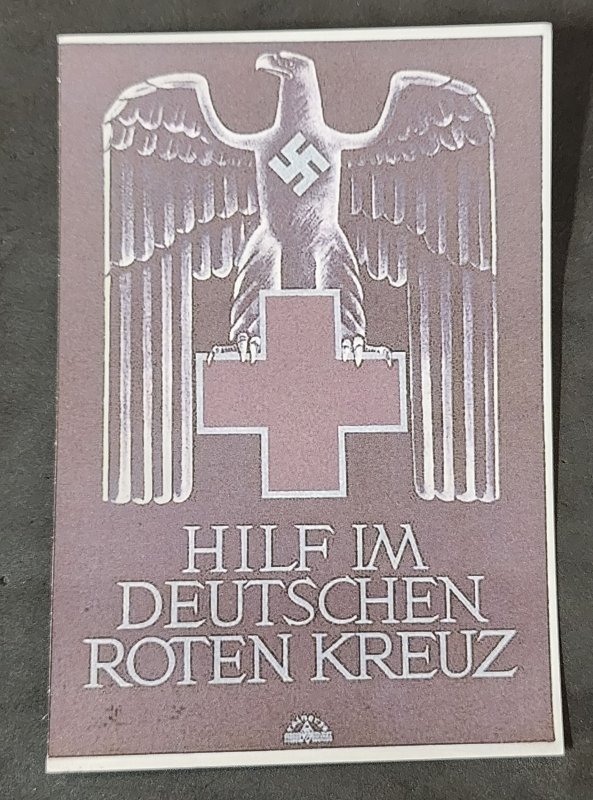 Nazi Germany Third Reich NSDAP Propaganda Postcard DRK RED CROSS WW2 WWII German