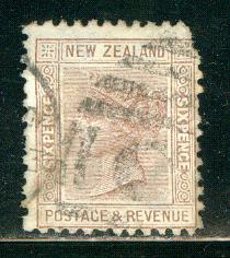 New Zealand Scott # 65, used, perf 11.5