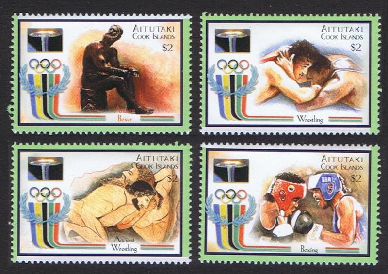 Aitutaki Olympic Games Sydney 4v SG#712-715 SC#531 CV£8