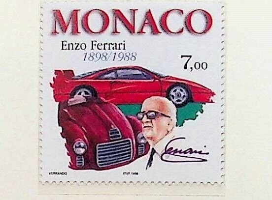 MONACO Sc 2091 NH ISSUE OF 1998 - FERRARI