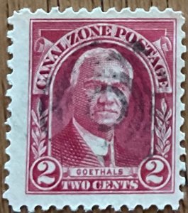 Canal Zone #106 Used Single Major General G W Goethals SCV $.25 L48