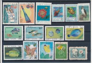 D387845 Vietnam Nice selection of VFU Used stamps