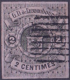 Luxembourg #14 Used