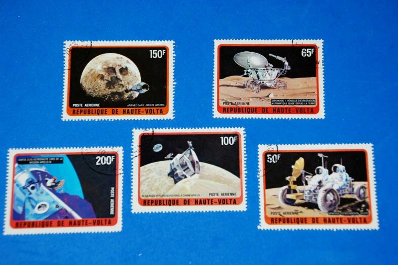 Apollo - Capsule Russian Lunokhod Spacecraft Space - Full Set of 5 q20