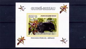Guinea Bissau 2008 AFRICAN FAUNA Deluxe s/s Mint (NH)