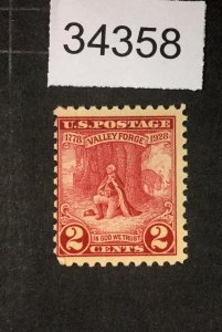 MOMEN: US STAMPS #645 MINT OG NH LOT #34358