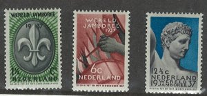 Netherlands Scott 206-208 MNH! Complete Set!