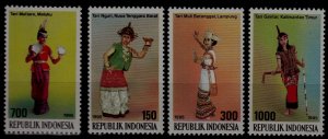 Indonesia 1628-31 MNH Dance/Costumes SCV4.15