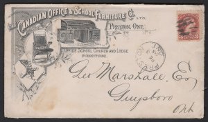 1893 Preston Canadian Office and School Furniture. $150