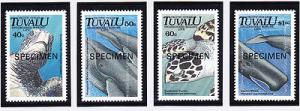 Tuvalu 1991 Endangered Marine Life Specimens MNH