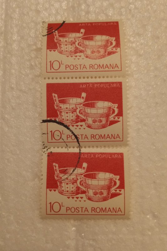 46 Posta Romana Arta Populara Stamps Pre Canceled