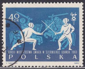 Poland 1147 Fencers & Knights 40Gr 1963