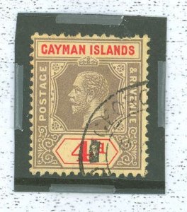 Cayman Islands #38v  Single