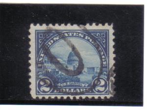 572 - $2.00 deep blue used f+.