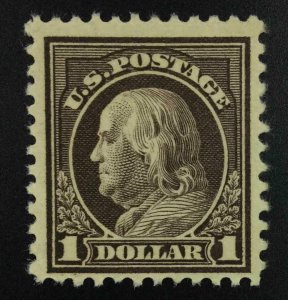 MOMEN: US STAMPS #518 VAR. **OFFSET ON REVERSE** MINT OG NH LOT #52960