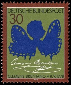 Germany - Scott 1279 - Mint-Never-Hinged - Long Perforation Teeth