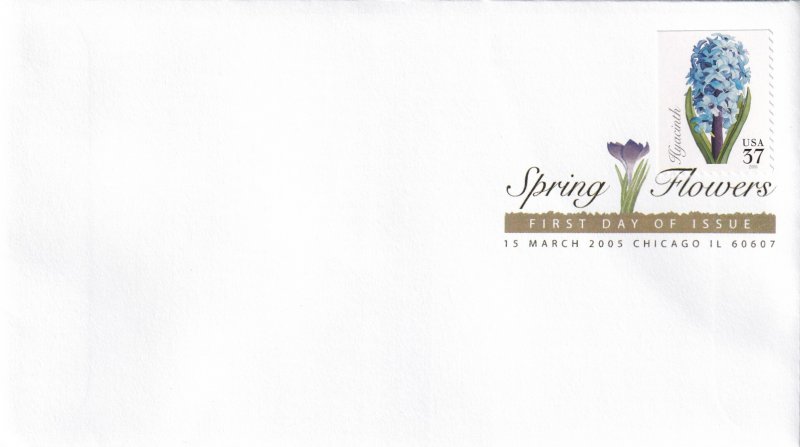 2005, Spring Flowers-Hyacinth, USPS, FDC (E11971)