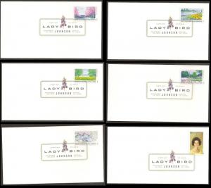 US 4716a-4716f Lady Bird Johnson (set of 6) DCP FDC 2012