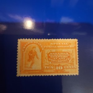 US E3 Special Delivery , Fiery Orange color. Mint original gum never hinged!!