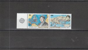 Greece  Scott#  1739a  MNH Pair  (1992 Discovery of America)