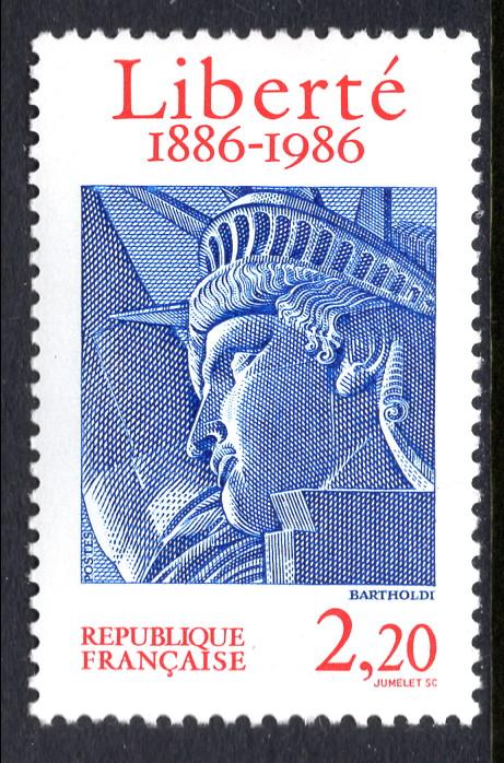 France 2014 Statue of Liberty MNH VF