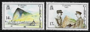 Gibraltar #435-6 MNH Set - Europa