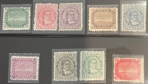 Cook Island, 1902, SC 30-38, MLH, VF