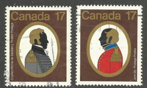 Canada 819-820  Used  Complete